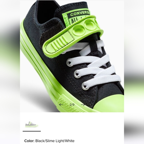 Chuck Taylor All Star Bubble Strap Easy-On Hyper Brights size 13C NWT - Picture 3 of 8